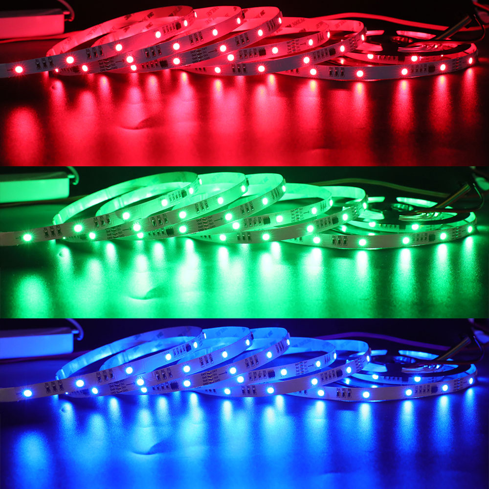 DC12/24V GS8206 5050SMD RGB Breakpoint-continue 150LEDs Waterproof Dream Color LED Addressable Digital Strip Lights